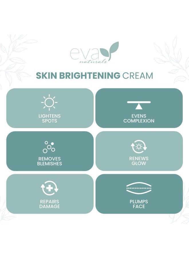 Eva Naturals Skin Hyperpigmentation Lightening Cream for Dark Spots (4oz) - Image 2